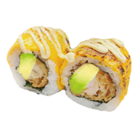 Ebi tempura uramaki queso
