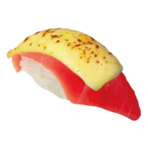 Nigiri atún con queso