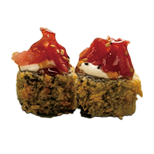 Maki de atún tempura