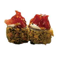 Maki de atún tempura